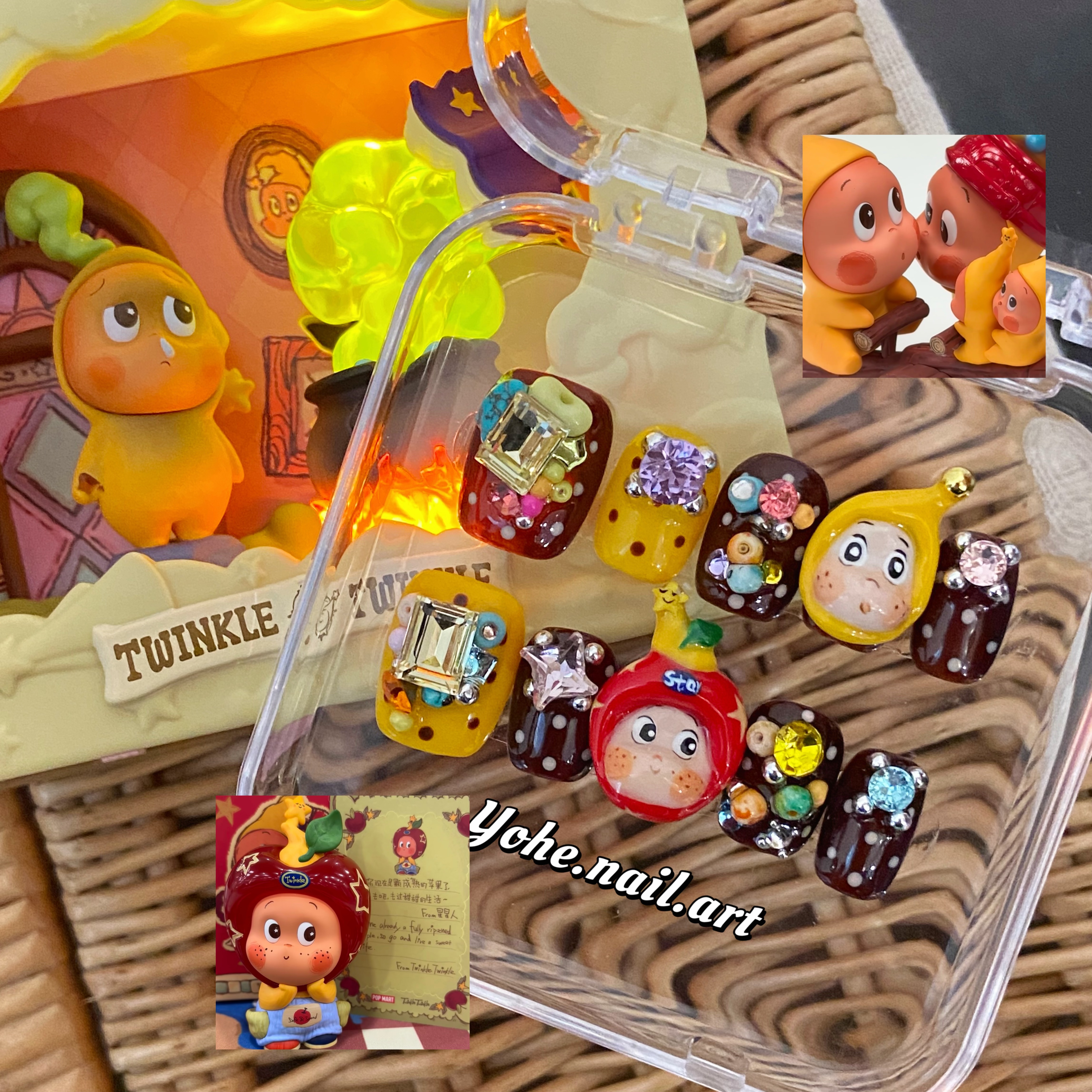 星星人高级感穿戴甲美甲