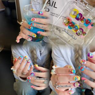 宥荷Studio 糖果宝石盒ins高级感穿戴甲美甲定制假指甲手工定制