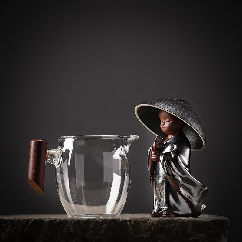 状元陶瓷紫砂茶漏创意摆件