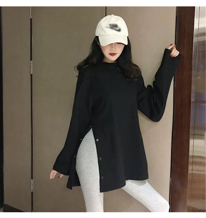 运动上衣女宽松跑步罩衫网红健身服速干衣T恤春秋长袖显瘦瑜伽服