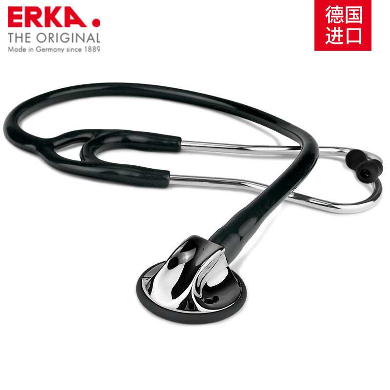 ERKA进口单面听诊器大师专业级单头悬浮膜片听筒头心脏科德国原装