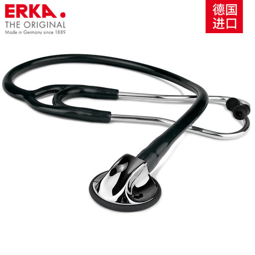 ERKA进口单面听诊器大师专业级单头悬浮膜片听筒头心脏科德国原装