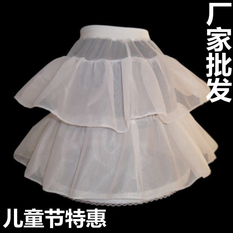 六一儿童节演出服装裙撑宝宝公主蓬蓬裙衬小孩礼服连衣裙撑