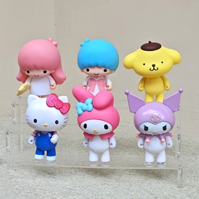 三丽鸥漫威国内授权款 KT 美乐蒂 美国队长 神奇女侠景品手办摆件