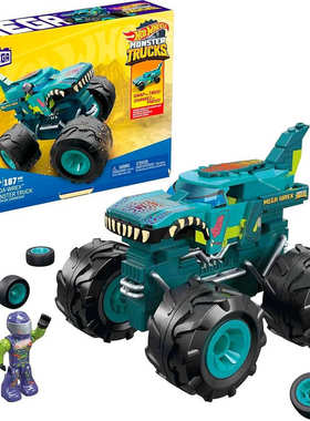 出口老美 MEI高家原装 鳄鱼大赛车积木拼搭玩具套装 187PCS 益智