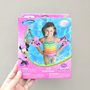 儿童游泳装 出口美国 一对 米妮儿童安全游泳浮臂 备 城堡家原包装