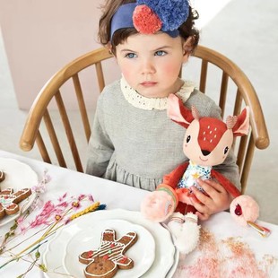 出口比利时 LILLIPITIENS力力布丁STELLA小鹿多功能安抚玩偶玩具