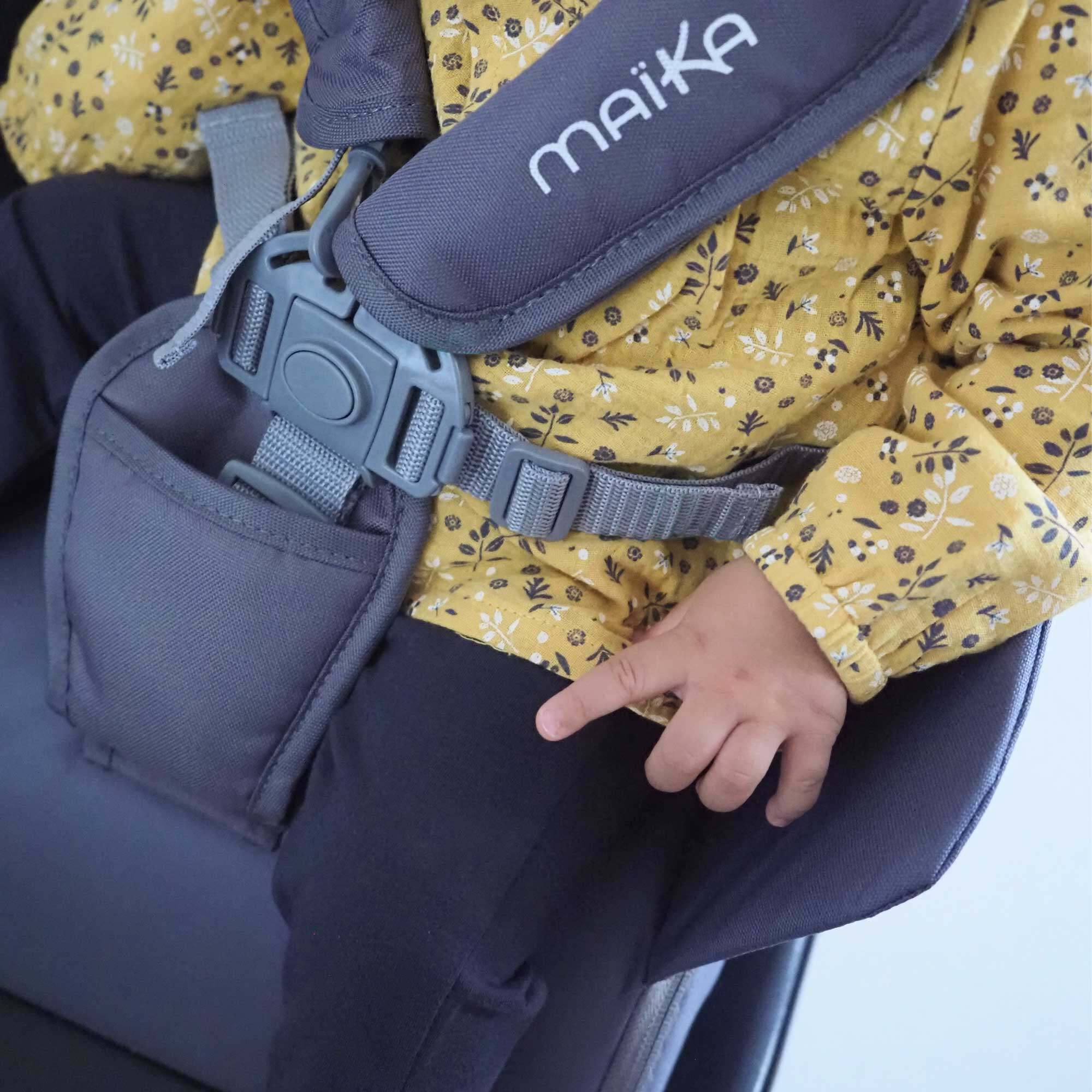 出口法国 AUBERT 原装 便携式儿童餐椅  也可做便携式妈咪包