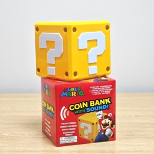 出口大不列颠 超级马里奥经典问号带投币音效 储蓄罐 存钱罐