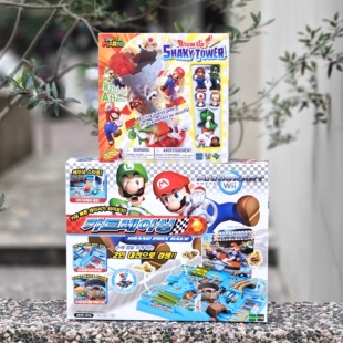 出口英国和韩国的马里奥平衡塔桌游  迷宫闯关益智玩具 儿童玩具