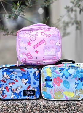 出口老美 OLD NAV*史迪仔芭比索尼克儿童午餐包保温包售19.99美金