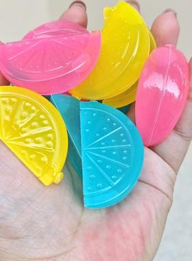 出口美国 NUTMEG原装橘子造型冷冻塑胶冰块 非常好看