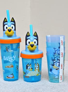 出口大不列颠 布鲁伊原装卡通硬吸管水壶水杯 TRITAN材质 不含BPA