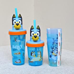 出口大不列颠 布鲁伊原装卡通硬吸管水壶水杯 TRITAN材质 不含BPA