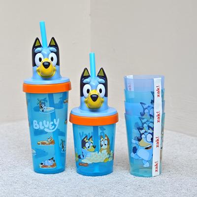 卡通布鲁伊儿童吸管杯随手杯