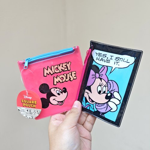 原装米奇米妮公主家PVC零钱包