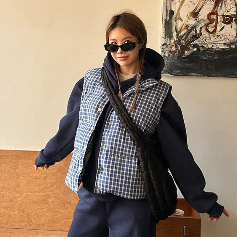金珍妮jennie宅女同款马甲三件套