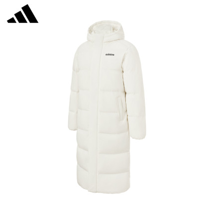 adidas阿迪达斯羽绒服男女中长款官方正品新款防风运动外套JW1689