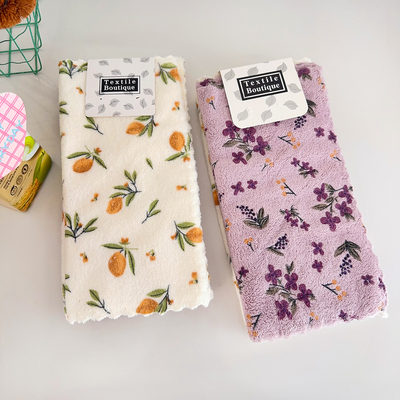 高颜值超好用珊瑚绒吸水抹布