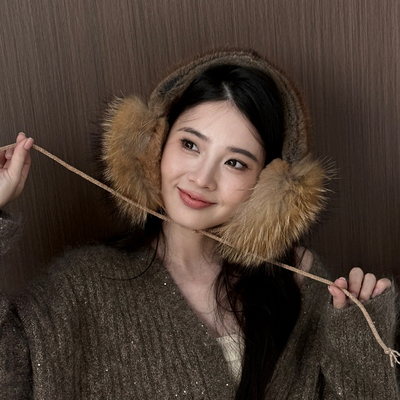 新款青根貂保暖耳罩保暖冬季