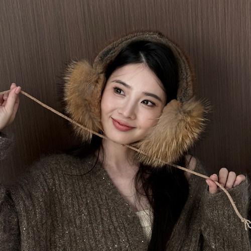 新款青根貂保暖耳罩保暖冬季