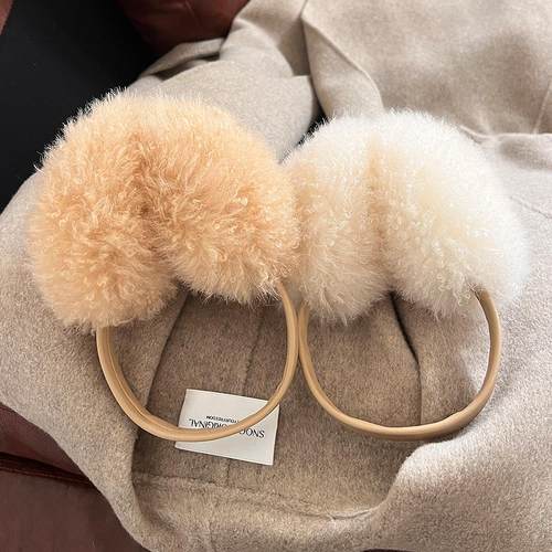 山羊绒皮草保暖耳罩新款耳套