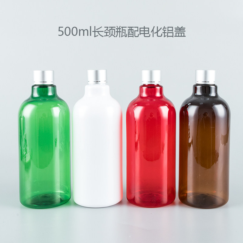 500ml韩式长颈喷雾瓶 电化铝普盖纯露化妆水分装瓶子厂家直销