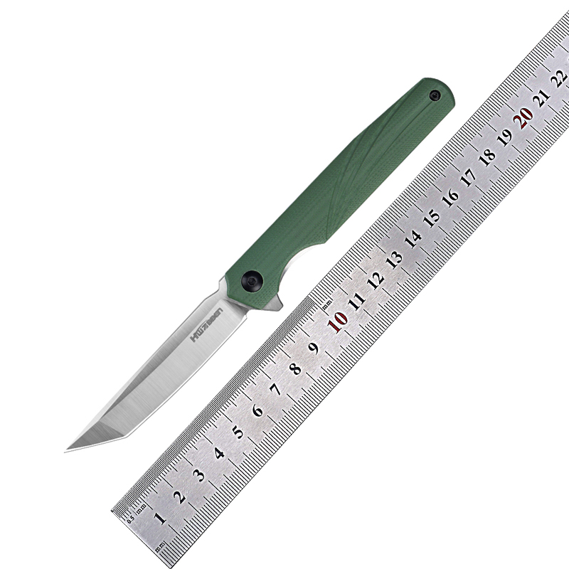 D2刃G10柄水果刀折叠刀随身edc