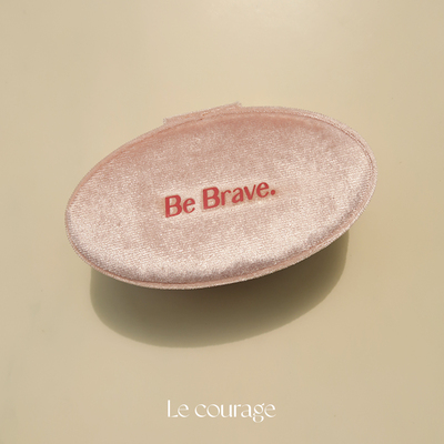 Le courage | 复古马卡龙粉色丝绒迷你首饰盒戒指盒饰品收纳