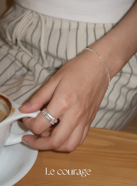 Le courage | 低调百搭S925纯银小球素链细手链手绳 叠戴