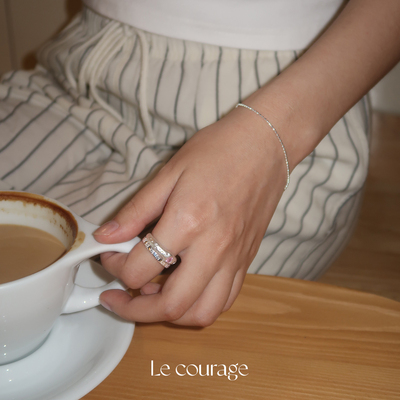 Le courage | 低调百搭S925纯银小球素链细手链手绳 叠戴