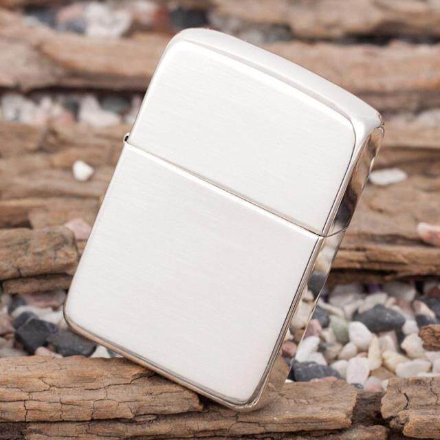 ZIPPO原装正品打火机 纯银1941复刻 纯银镜面拉丝 专柜正版防风ZP