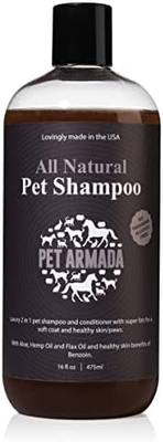 Pet Armada Pet Shampoo - All Natural - Benzoin Antiseptic Qu