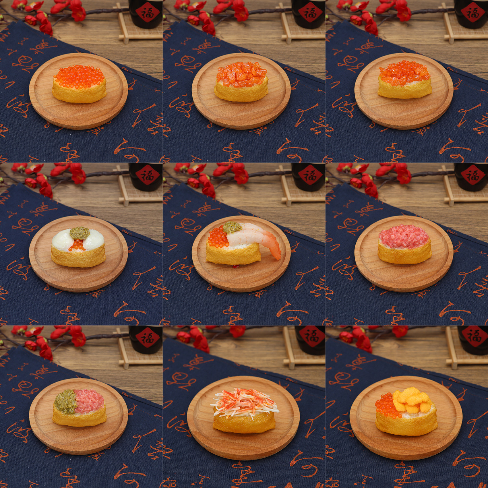 仿真小饭团模型寿司糕点小吃模具支持来图定制订做