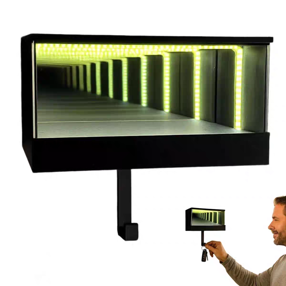 车库钥匙扣3D壁挂式LED灯展示