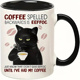 Cat猫咪Cats陶瓷Coffee eeffoc咖啡马克杯子Silently水杯 spelled