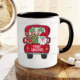 圣诞节 Santa 陶瓷马克杯咖啡杯 Christmas 跨境外贸temu批发
