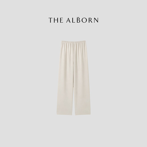 奥莉酱THE ALBORN·“凉凉裤”进口高密抗皱凉感面料 row系直筒裤