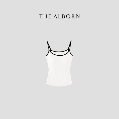 奥莉酱THE ALBORN· “实用主义”晓星氨纶蚕丝混纺 胸垫一体吊带