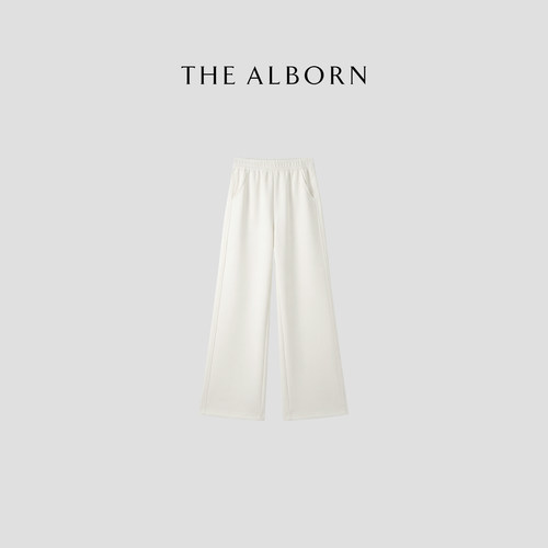 奥莉酱THE ALBORN·“超模裤”进口莫代尔空气层面料 休闲直筒裤