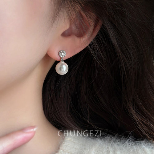 经典气质女神耳夹精致大气