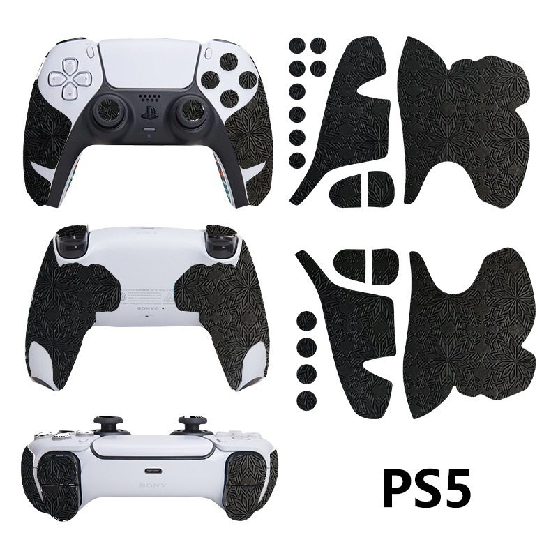 适用 索尼 SONY ps5手柄防滑贴PS5手柄保护套游戏手柄贴握把保护套按键贴 精英版 普通版