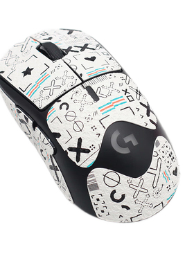 适用 罗技GPW4 四代小狗 GPX2C小号狗屁王鼠标防滑贴纸膜防汗游戏