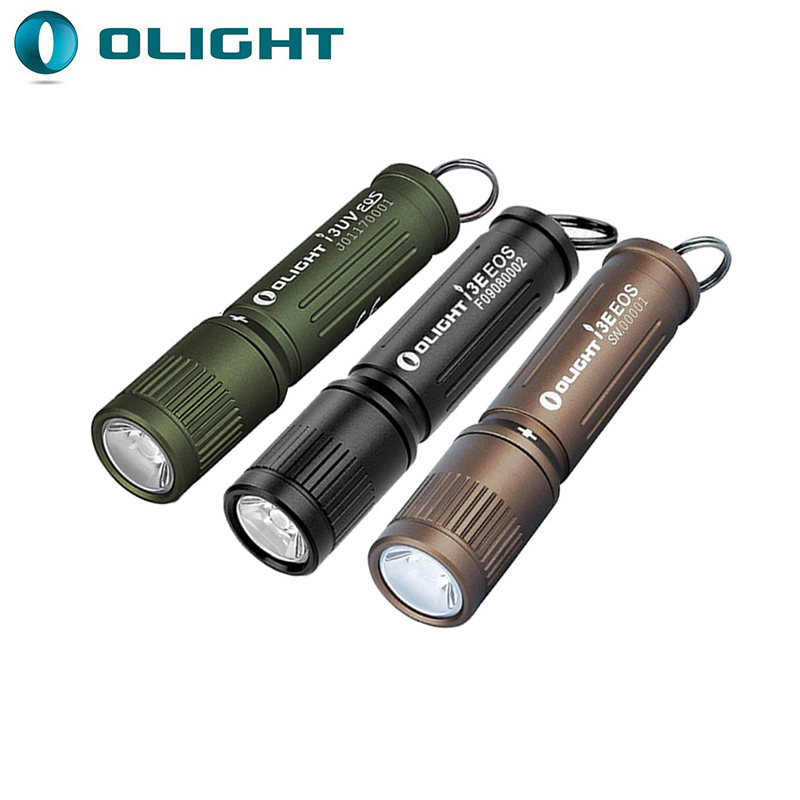 OLIGHT傲雷 I3E 钥匙扣手电 迷你AAA手电 7号电池手电 紫光UV手电