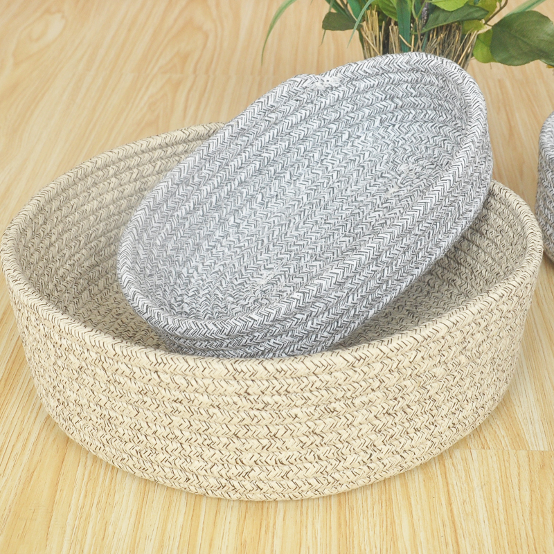 手工编织棉线零食化妆品杂物