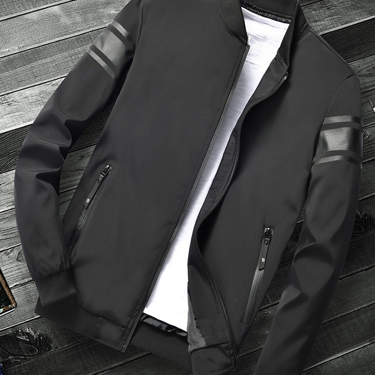 外套男秋冬上衣韩版潮流男棒球服宽松新款男士运动休闲机车夹克