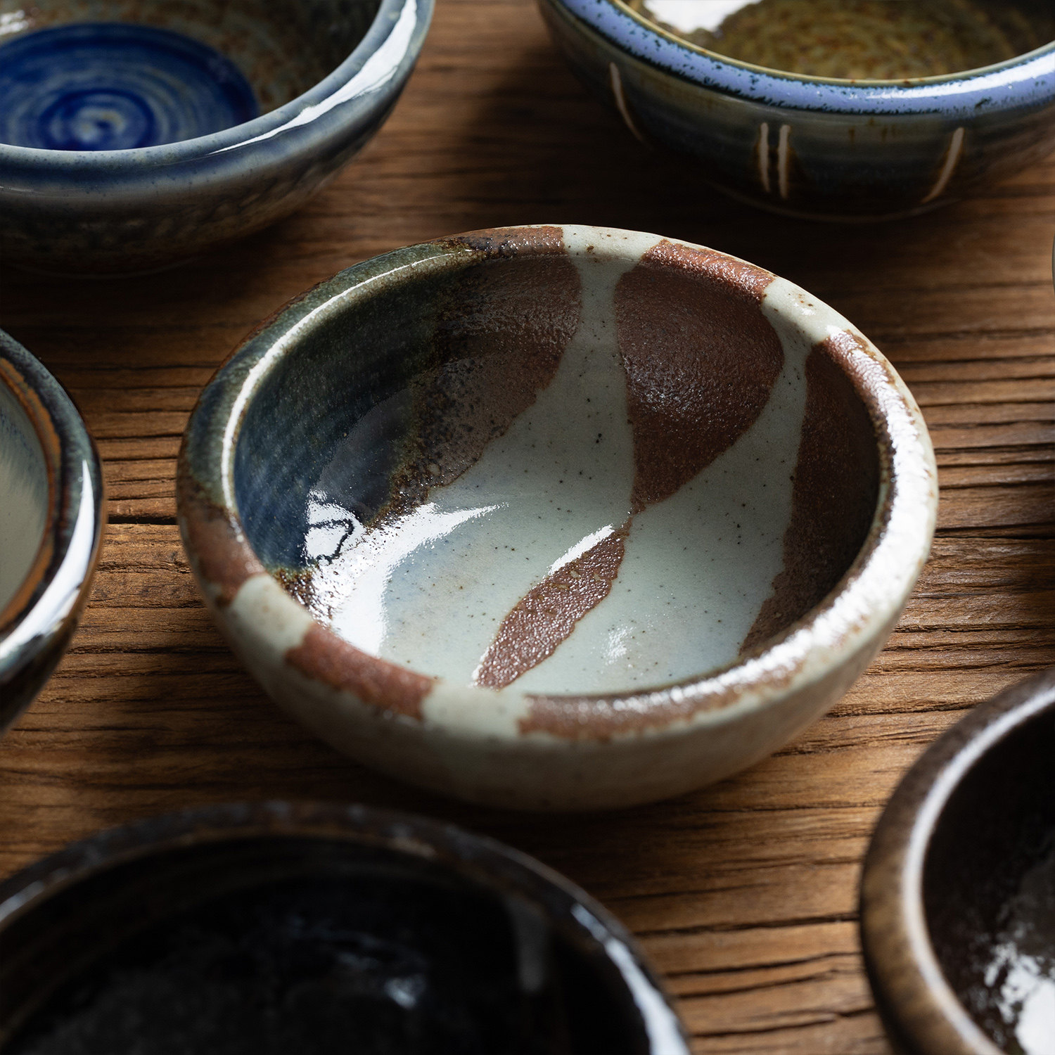 日本进口美浓烧加厚饭钵日式米饭碗复古粗陶面碗酱料碗一人份汤碗