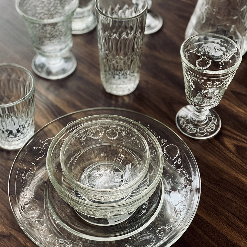 法国进口larochere果汁杯玻璃杯