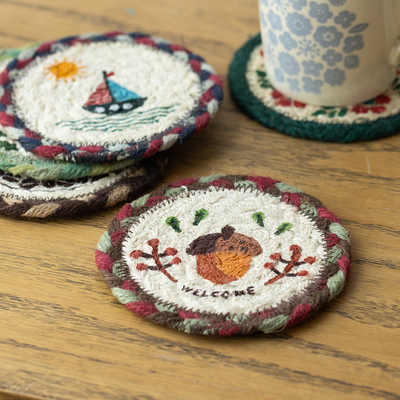 北欧风杯垫餐垫餐桌隔热垫