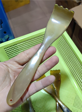天然20-22厘米黄牛角抓背痒痒挠